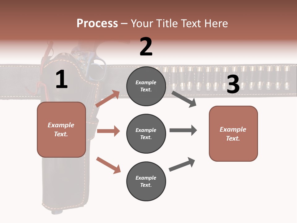 Isolated On White Isolated Horizontal PowerPoint Template