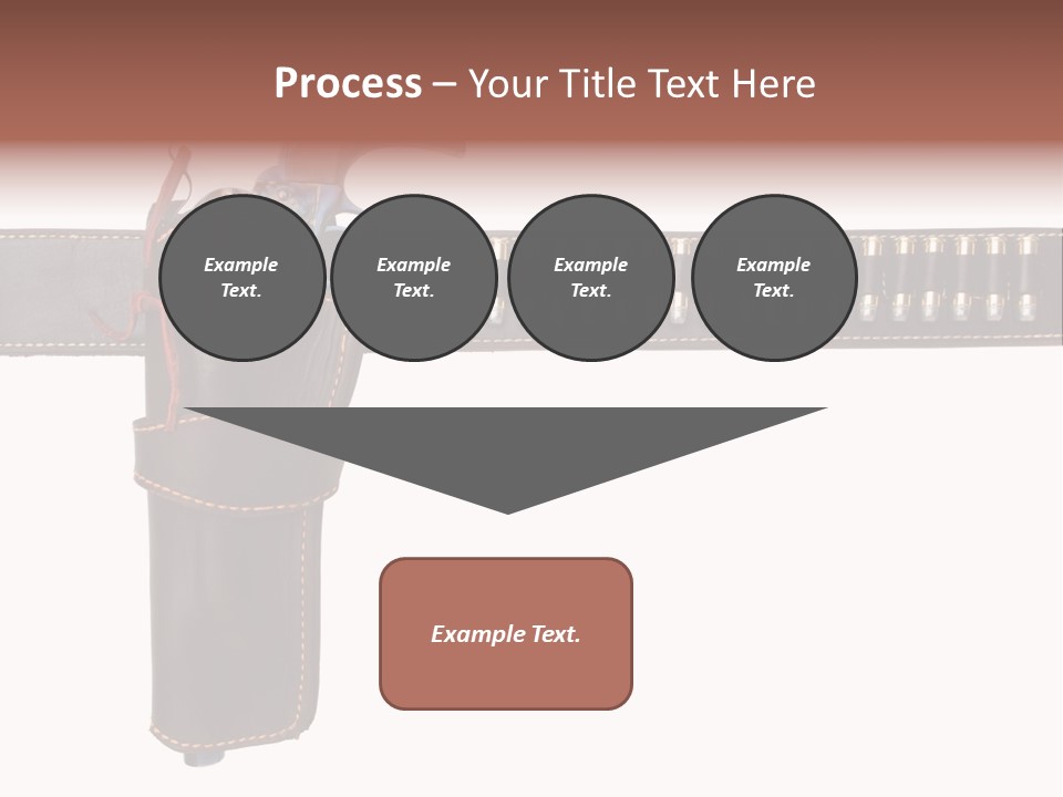 Isolated On White Isolated Horizontal PowerPoint Template