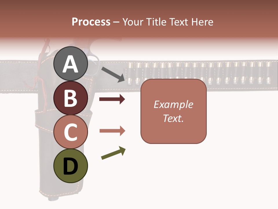 Isolated On White Isolated Horizontal PowerPoint Template
