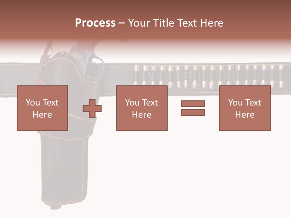 Isolated On White Isolated Horizontal PowerPoint Template