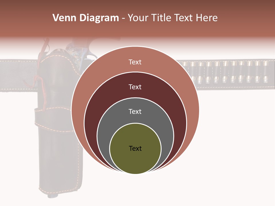 Isolated On White Isolated Horizontal PowerPoint Template