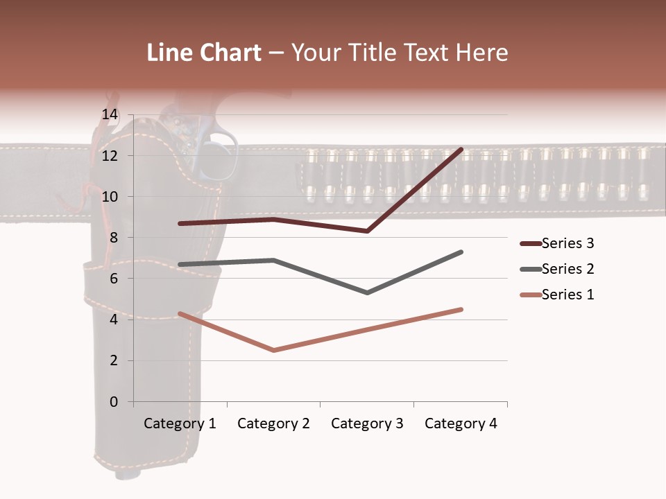 Isolated On White Isolated Horizontal PowerPoint Template
