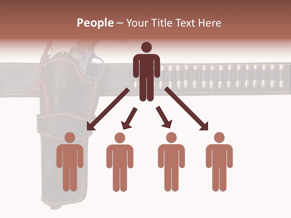 Isolated On White Isolated Horizontal PowerPoint Template