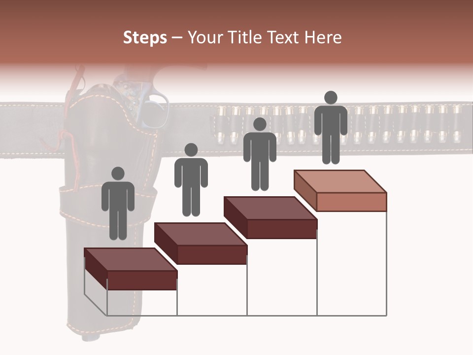 Isolated On White Isolated Horizontal PowerPoint Template