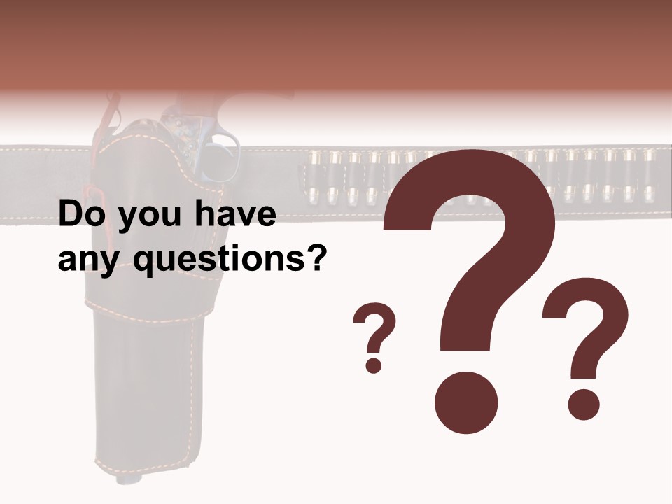 Isolated On White Isolated Horizontal PowerPoint Template