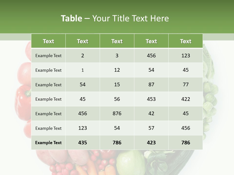 Chili Pepper Healthy PowerPoint Template