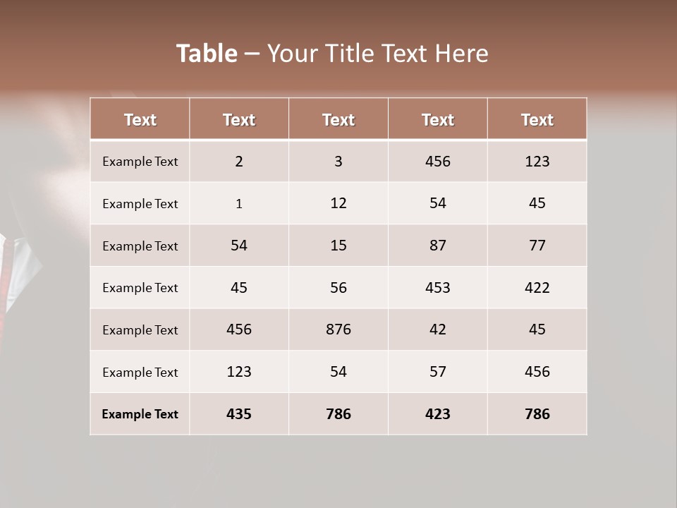 Company Figure Group PowerPoint Template