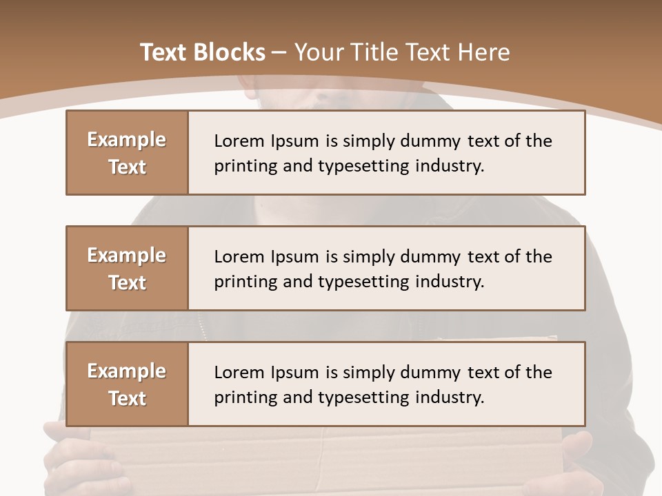 Ecurity Chain Eparation PowerPoint Template