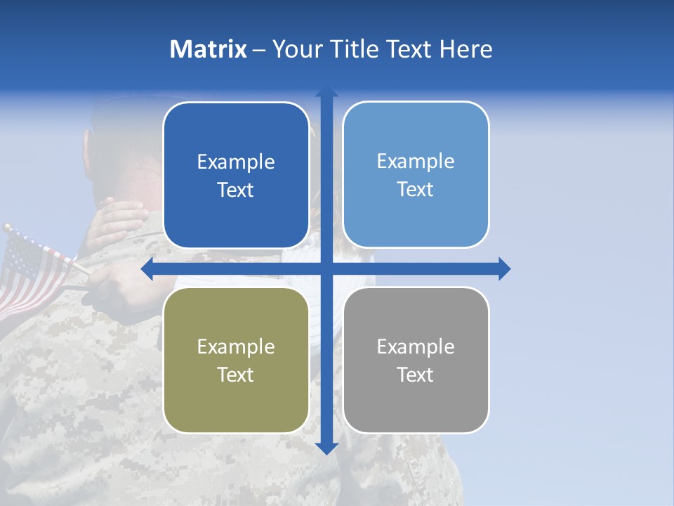 Uniform Dad States PowerPoint Template