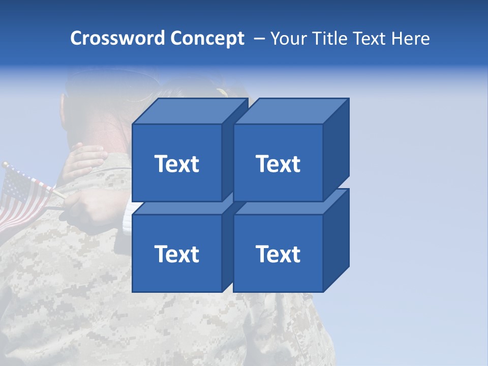 Uniform Dad States PowerPoint Template