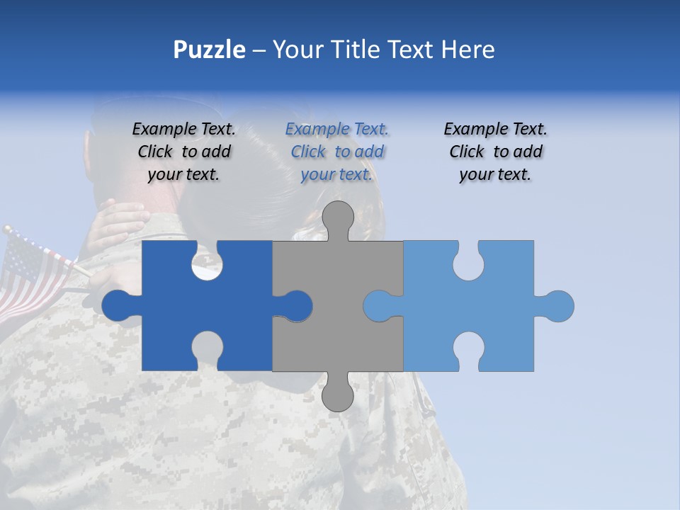 Uniform Dad States PowerPoint Template