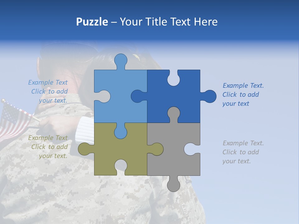 Uniform Dad States PowerPoint Template