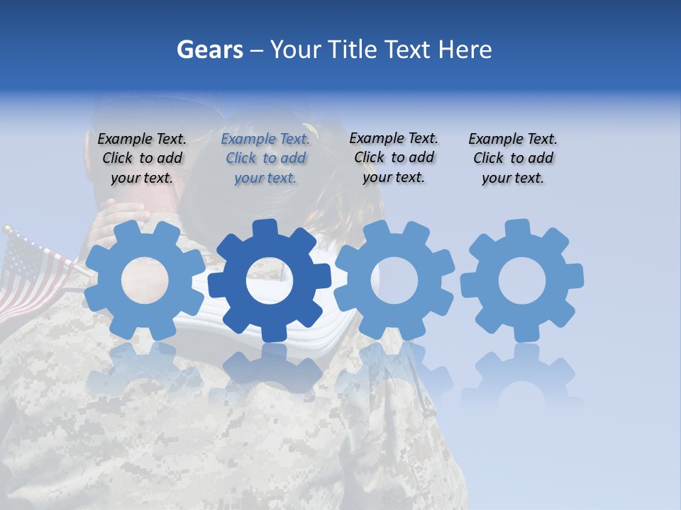 Uniform Dad States PowerPoint Template