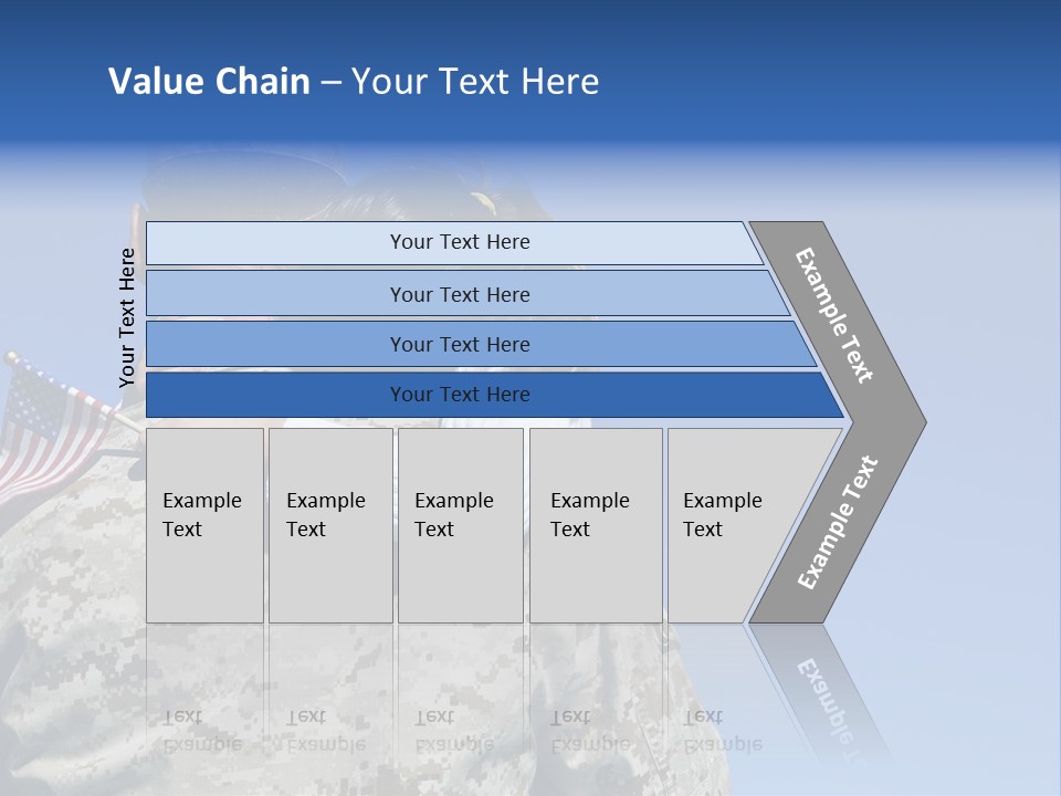 Uniform Dad States PowerPoint Template