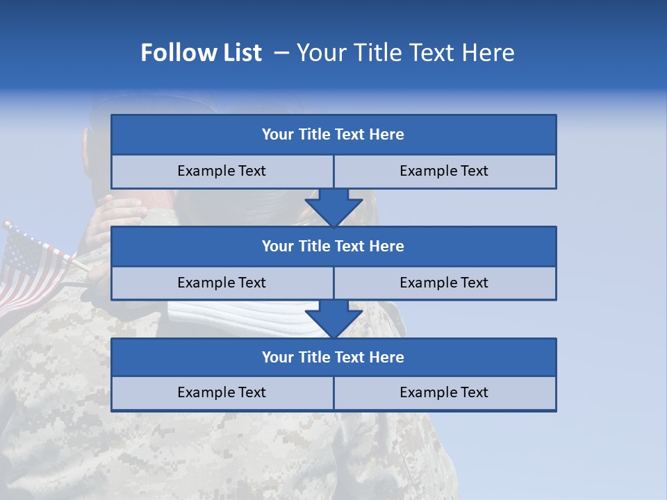 Uniform Dad States PowerPoint Template