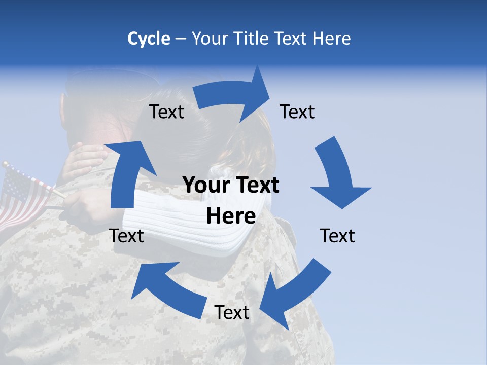 Uniform Dad States PowerPoint Template