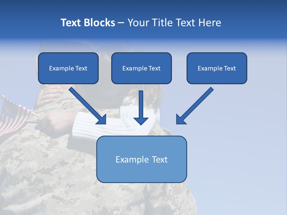 Uniform Dad States PowerPoint Template