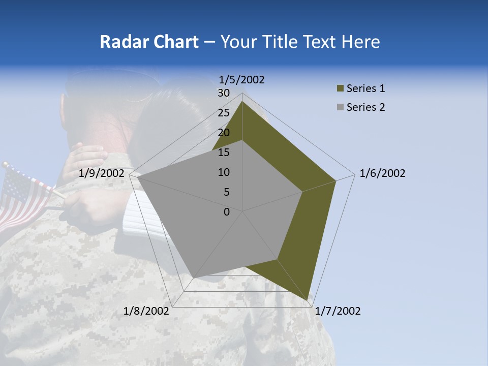 Uniform Dad States PowerPoint Template