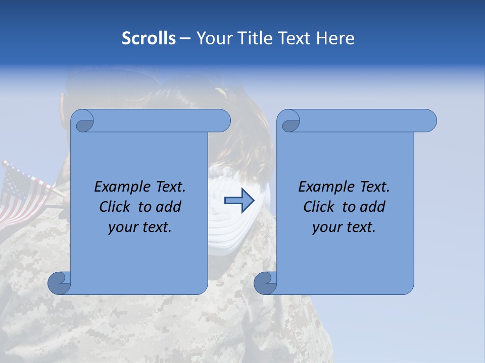 Uniform Dad States PowerPoint Template