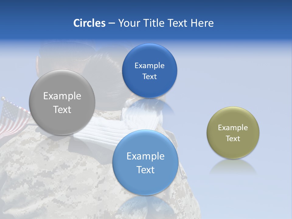 Uniform Dad States PowerPoint Template