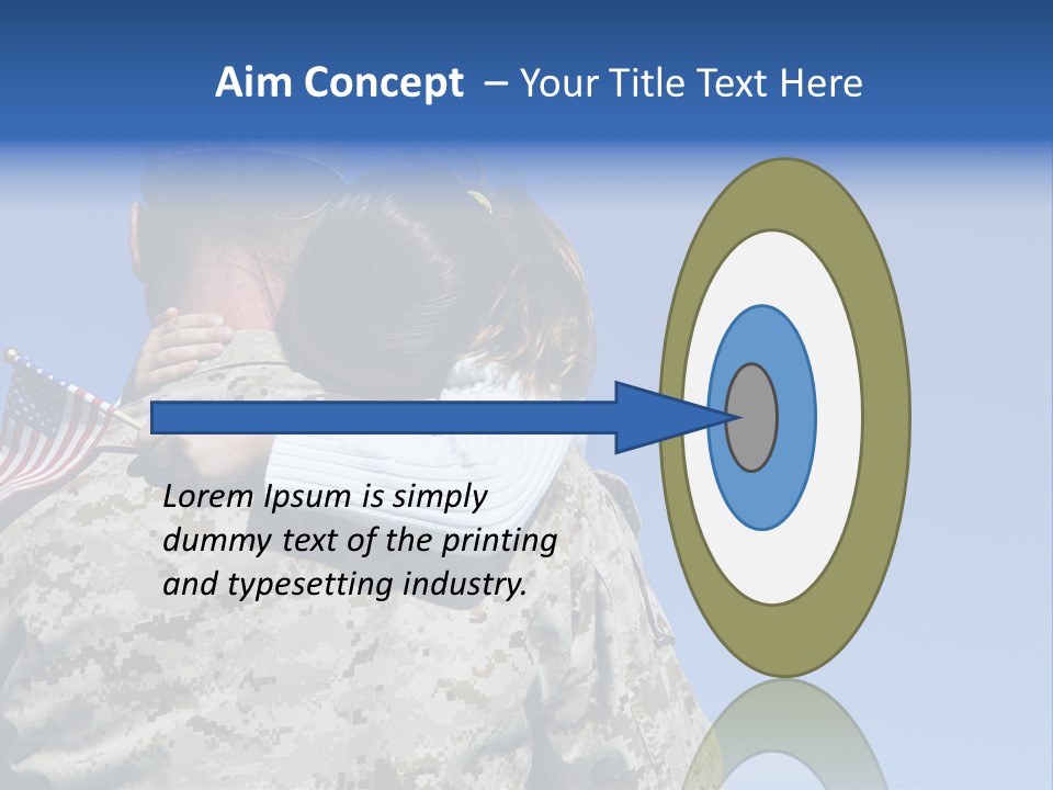 Uniform Dad States PowerPoint Template