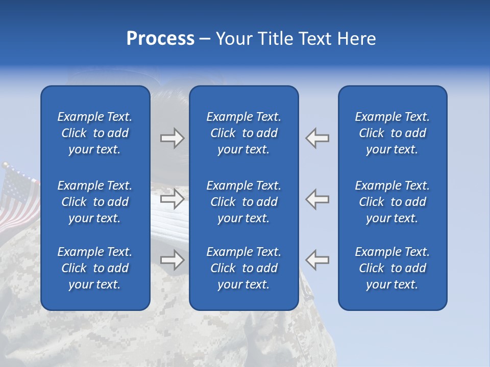 Uniform Dad States PowerPoint Template