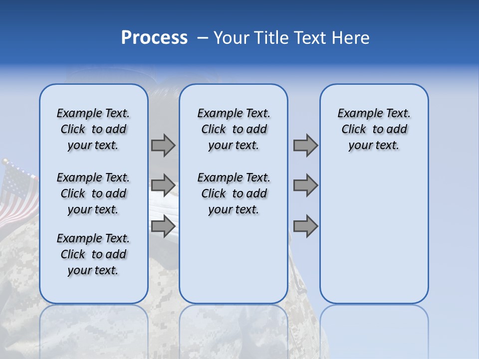 Uniform Dad States PowerPoint Template