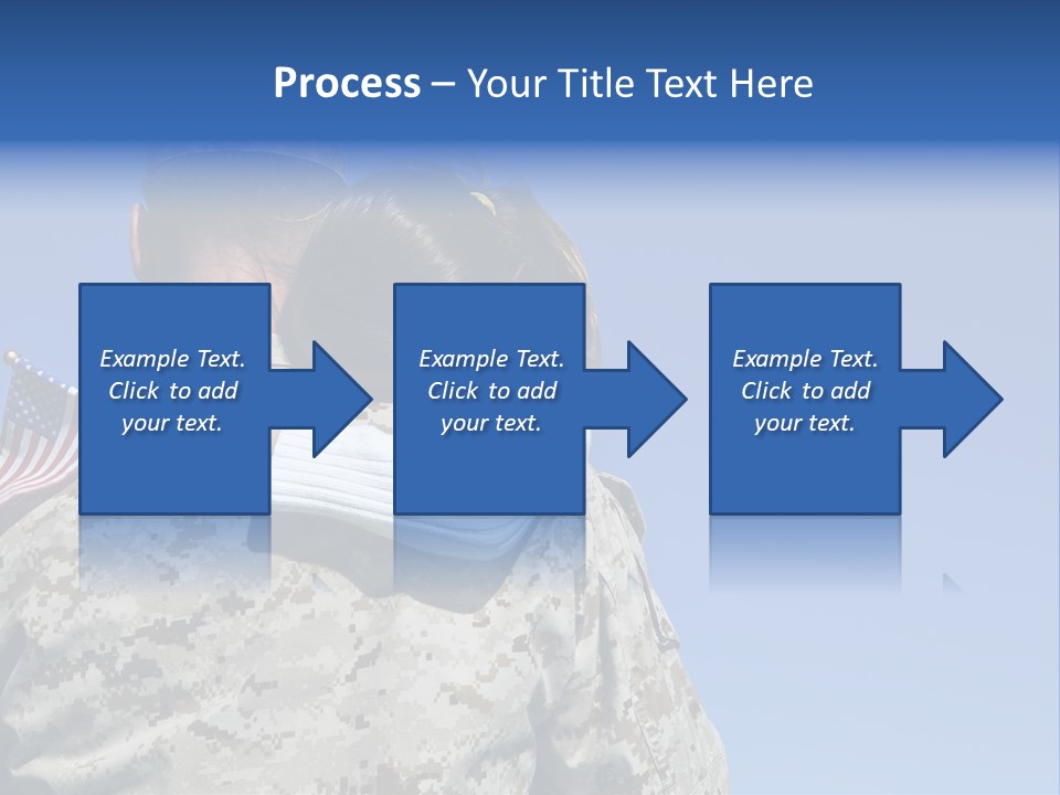 Uniform Dad States PowerPoint Template