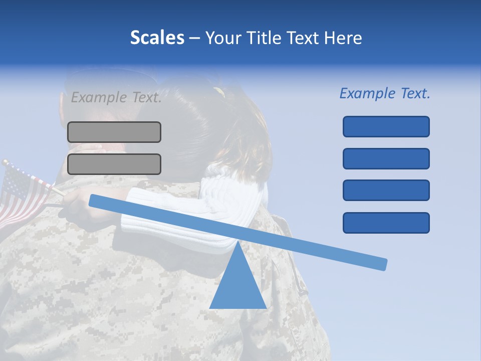 Uniform Dad States PowerPoint Template