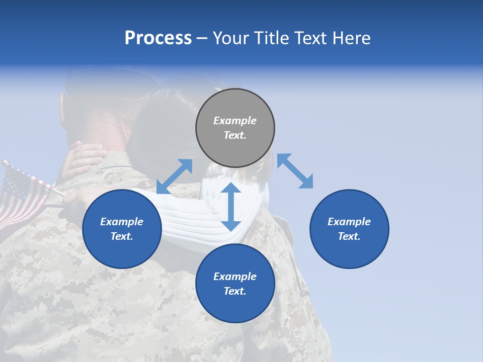 Uniform Dad States PowerPoint Template