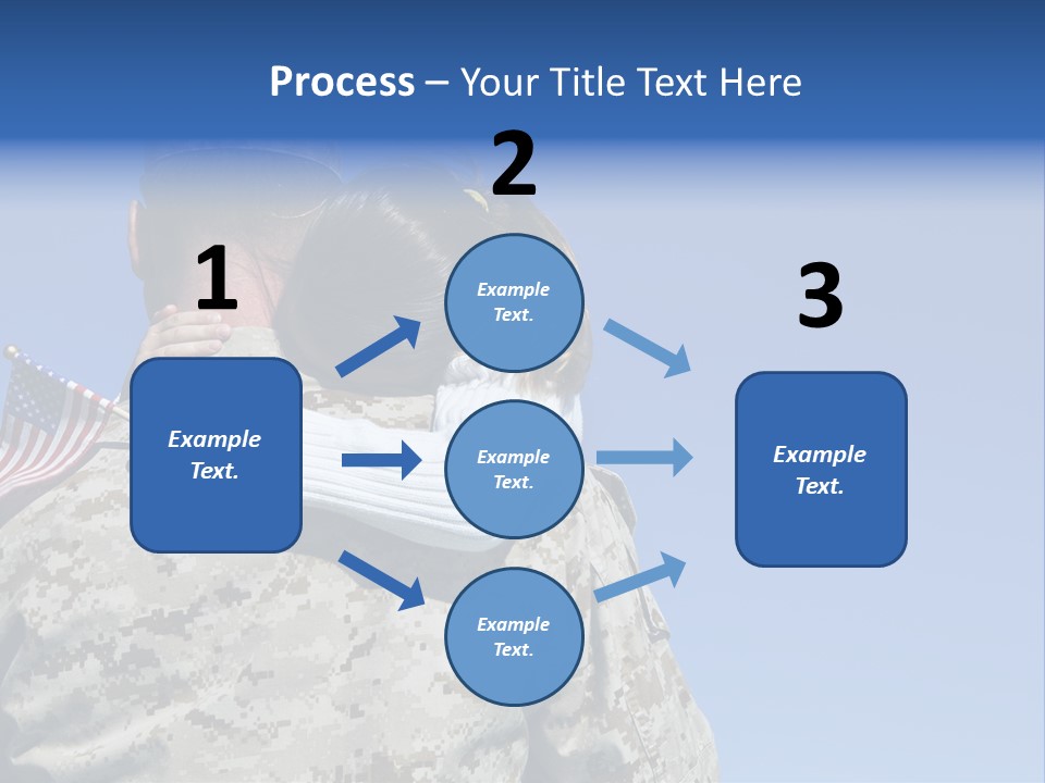 Uniform Dad States PowerPoint Template