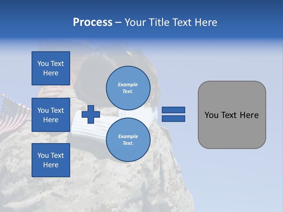 Uniform Dad States PowerPoint Template