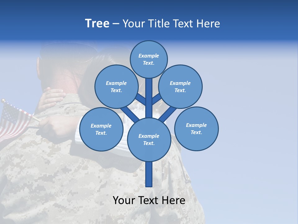 Uniform Dad States PowerPoint Template