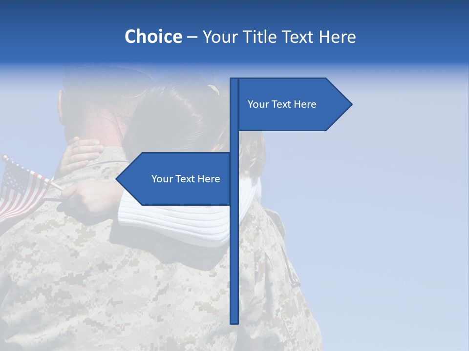 Uniform Dad States PowerPoint Template