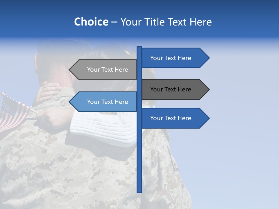 Uniform Dad States PowerPoint Template