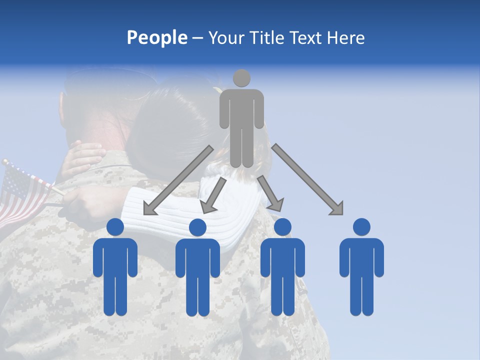 Uniform Dad States PowerPoint Template