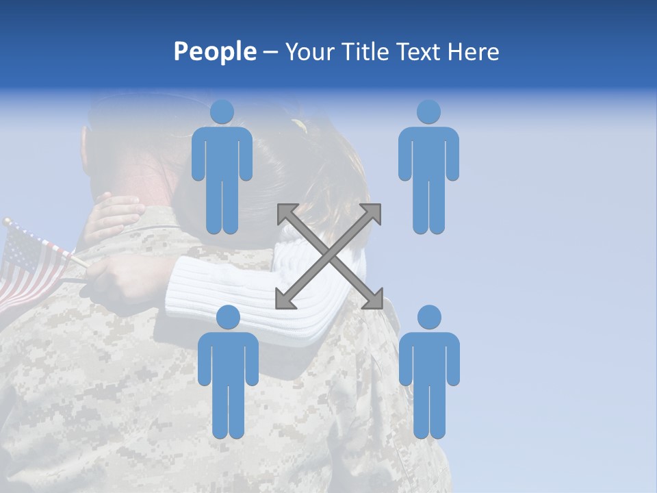 Uniform Dad States PowerPoint Template