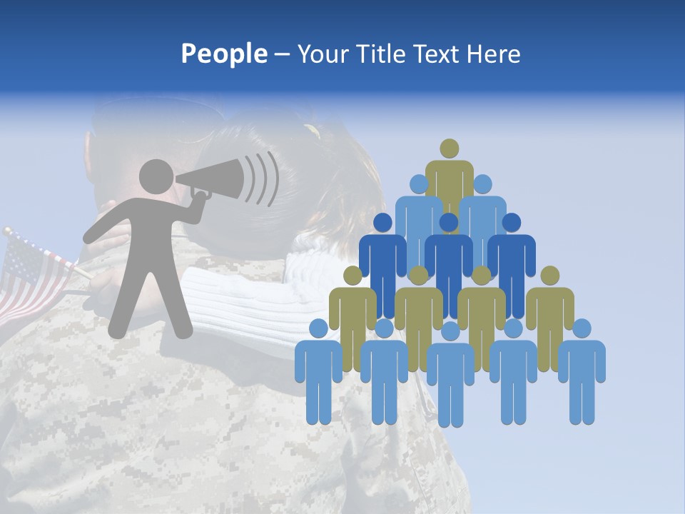 Uniform Dad States PowerPoint Template