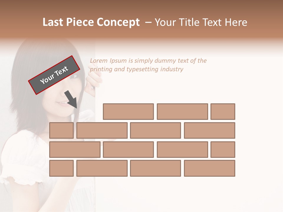 Space Message Copyspace PowerPoint Template
