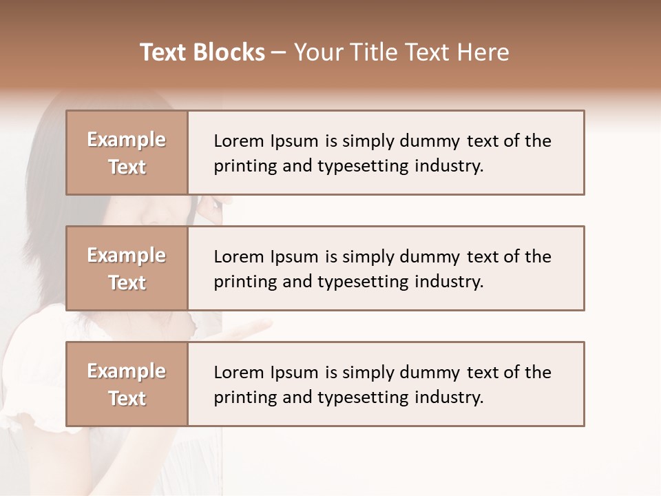 Space Message Copyspace PowerPoint Template
