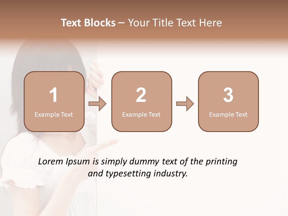 Space Message Copyspace PowerPoint Template
