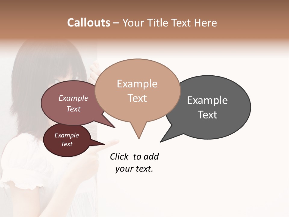 Space Message Copyspace PowerPoint Template