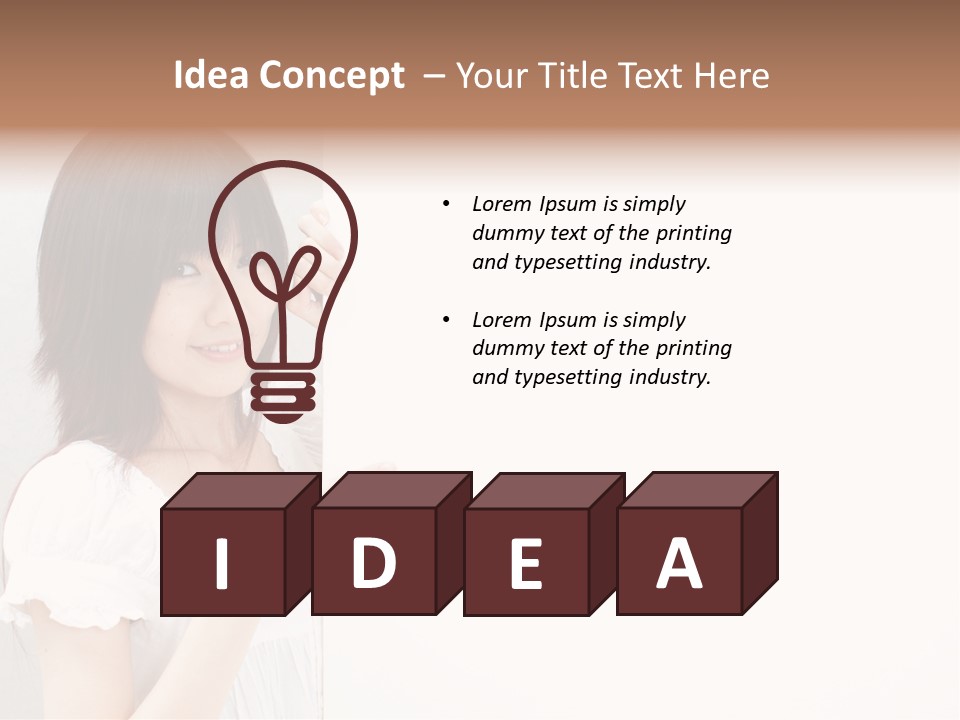 Space Message Copyspace PowerPoint Template