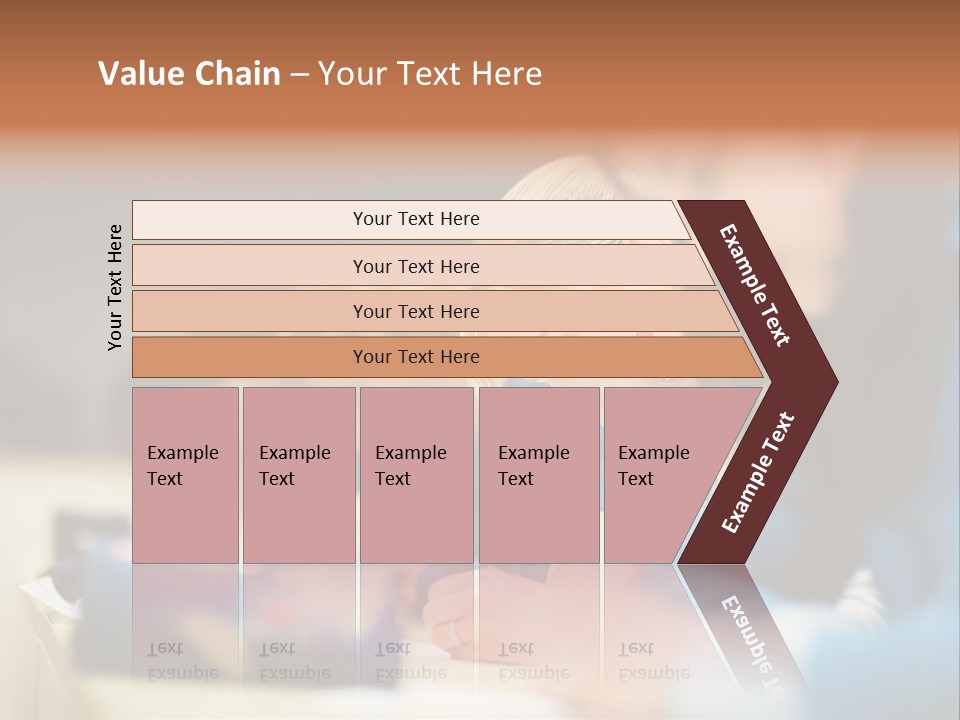 Female Person School PowerPoint Template