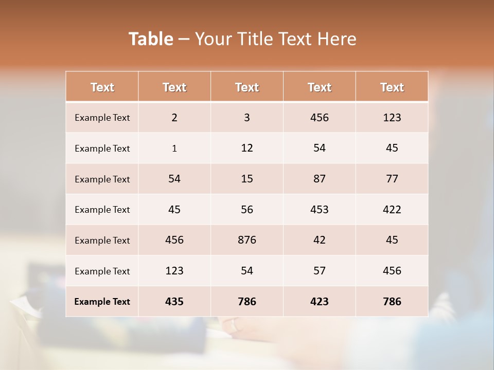 Female Person School PowerPoint Template