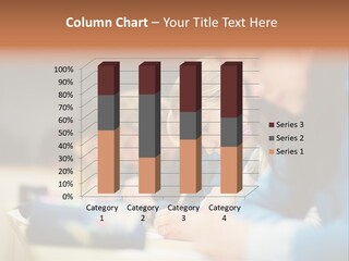 Female Person School PowerPoint Template