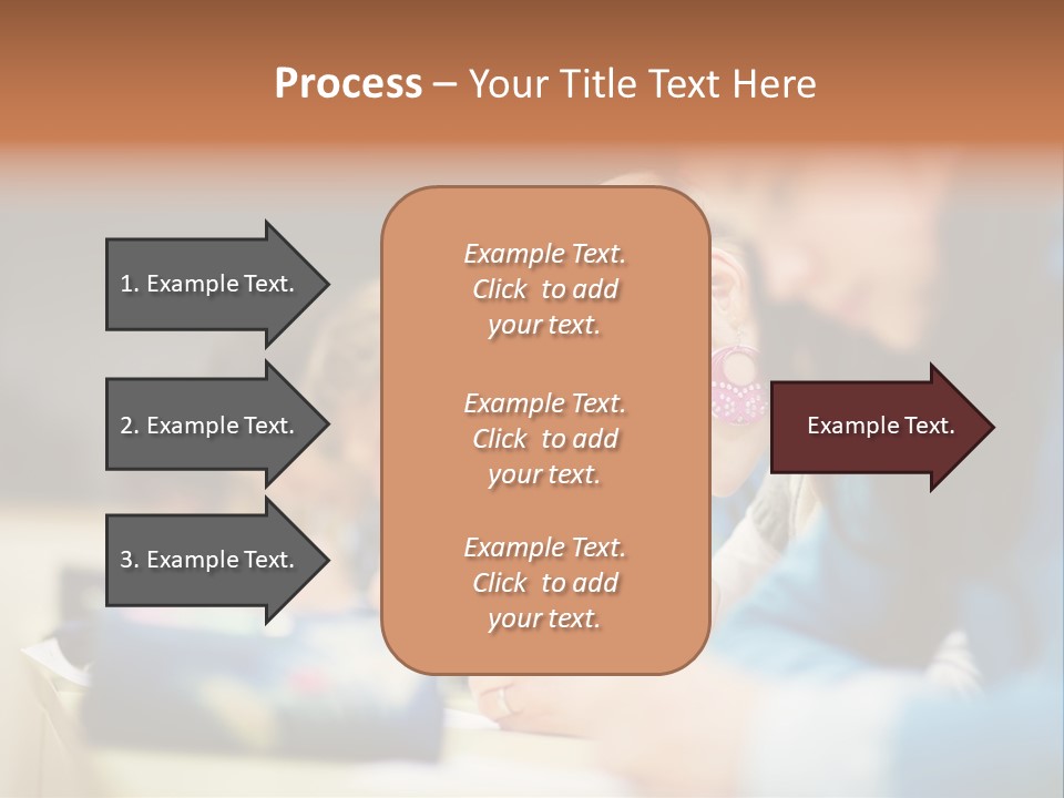 Female Person School PowerPoint Template