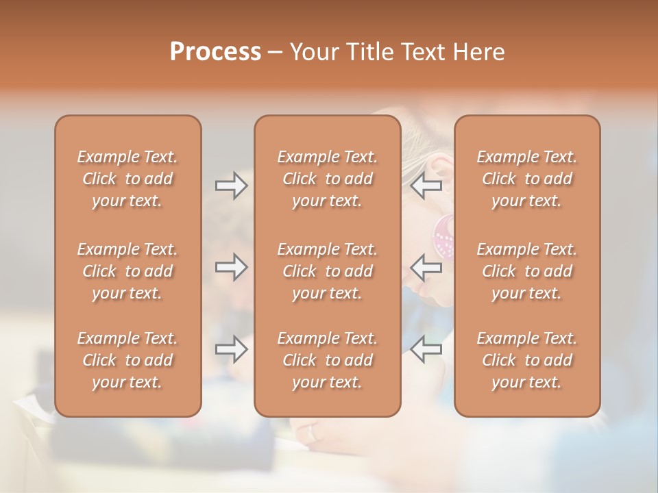 Female Person School PowerPoint Template
