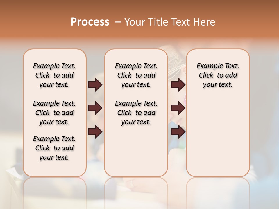 Female Person School PowerPoint Template
