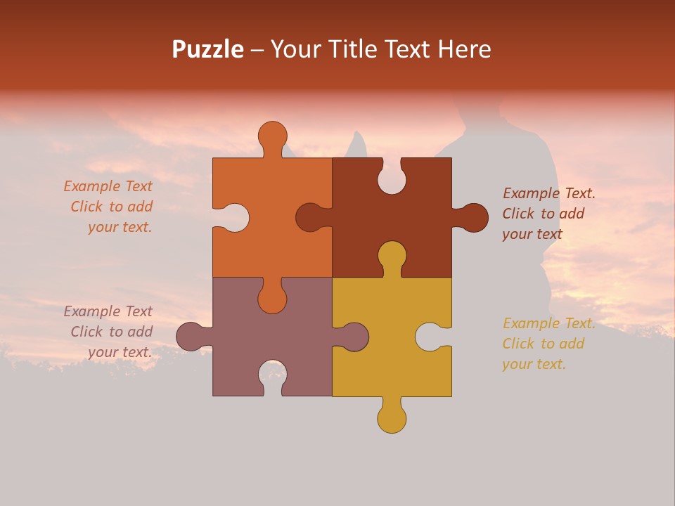 Cowboy Hat Countryside Color PowerPoint Template